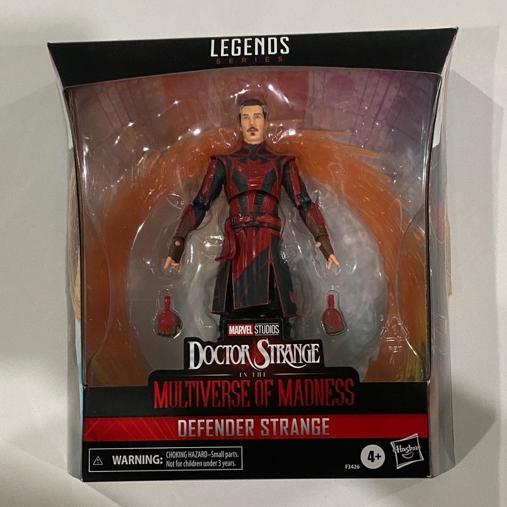 Hasbro Marvel Legends Defender Doctor Strange Action Figure - Red & Black